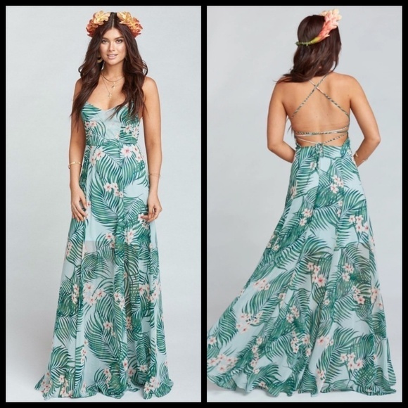 💕SHOW ME YOUR MUMU💕 Godshaw Goddess Gown Maxi Dress Small S NWT